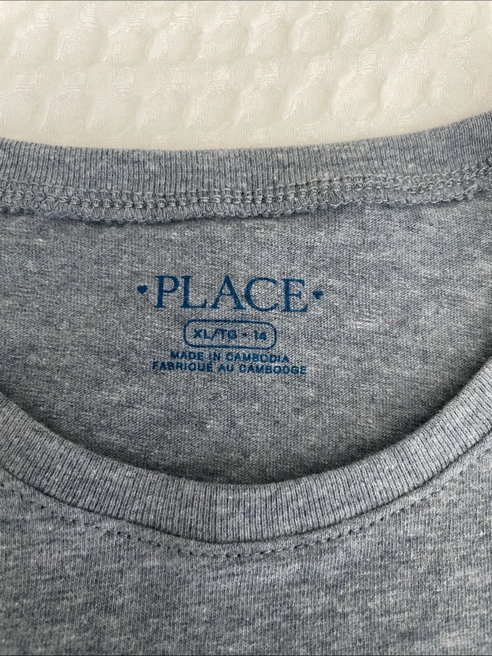 The Children's Place Gray Long Sleeve Tee with Colorful Emoji Faces